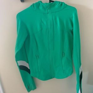 Green Lulu Zip Up